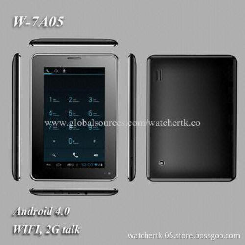 7-inch Tablet PC with Dual Core, 2G Calling
